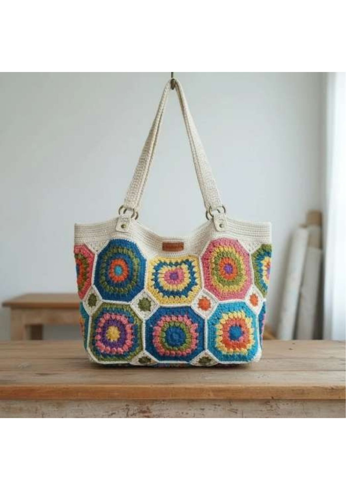 Knitted Shoulder Bag for Women