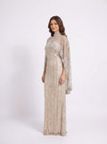 The Elara capelet Gown
