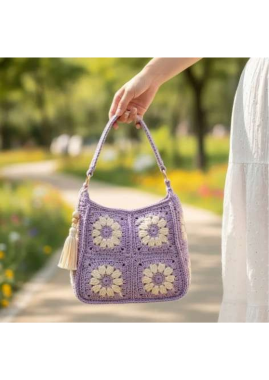 Crochet Daisy Bag Women