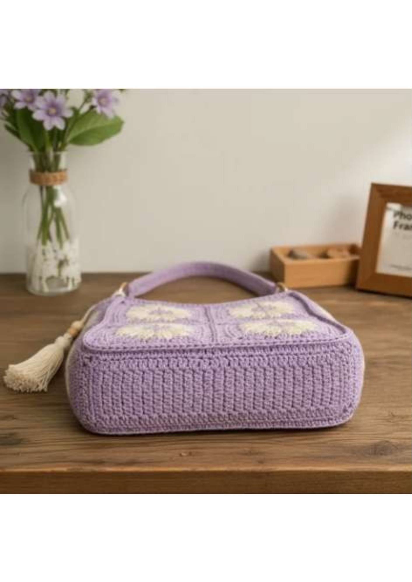 Crochet Daisy Bag Women