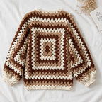 The Cocoa Granny Cardigan (Handmade Crochet Oversized Cardigan) – Cocoa Granny Cardigan In Pakistan