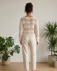 Ivery Lace Crochet Top