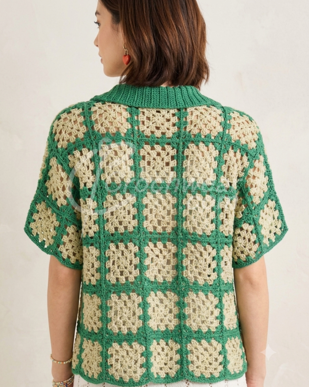 The Solene Crochet Shirt.