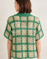 The Solene Crochet Shirt.