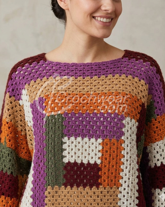 Mesh Sweater Top