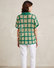 The Solene Crochet Shirt.