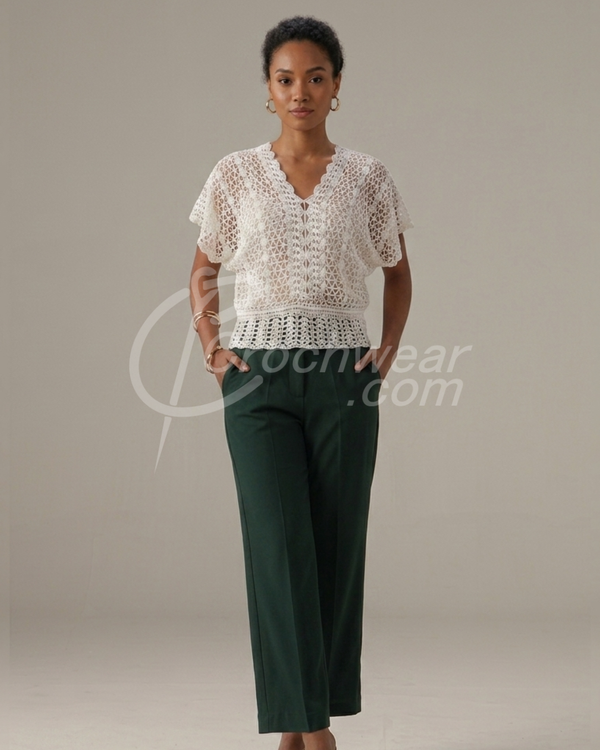 Moonlit Mesh Top