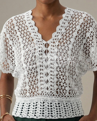 Moonlit Mesh Top