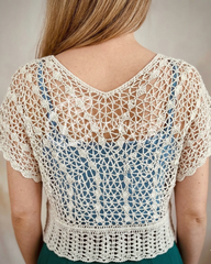 Moonlit Mesh Top