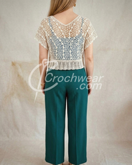 Moonlit Mesh Top