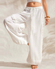 White Lace Whisper Lace Trouser