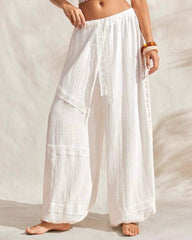 White Lace Whisper Lace Trouser