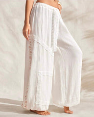 White Lace Whisper Lace Trouser