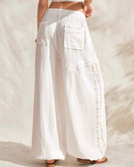 White Lace Whisper Lace Trouser