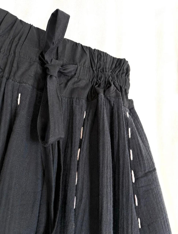 Black Drape Trouser