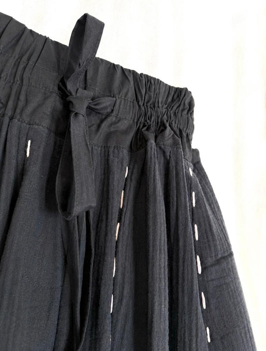 Black Drape Trouser