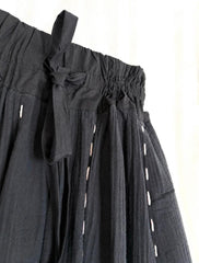 Black Drape Trouser