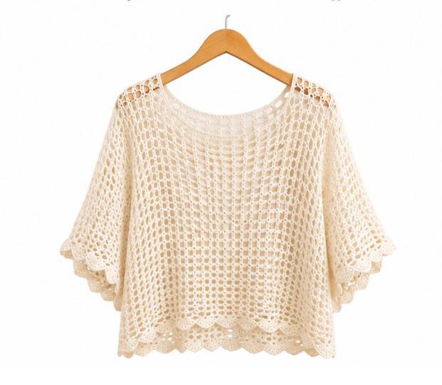 Coral Breeze Poncho Top