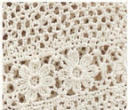 White Crochet Cardigan - Handmade Floral Lace Open Front Cropped Cardigan