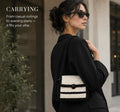 The Ivory Stripe Bag (Handmade Crochet Striped Bag) – Ivory Stripe Bag In Pakistan