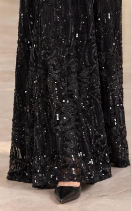 The Midnight Starburst Column Gown