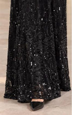 The Midnight Starburst Column Gown