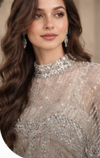 The Elara capelet Gown