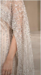 The Elara capelet Gown