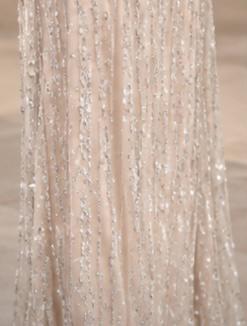 The Elara capelet Gown